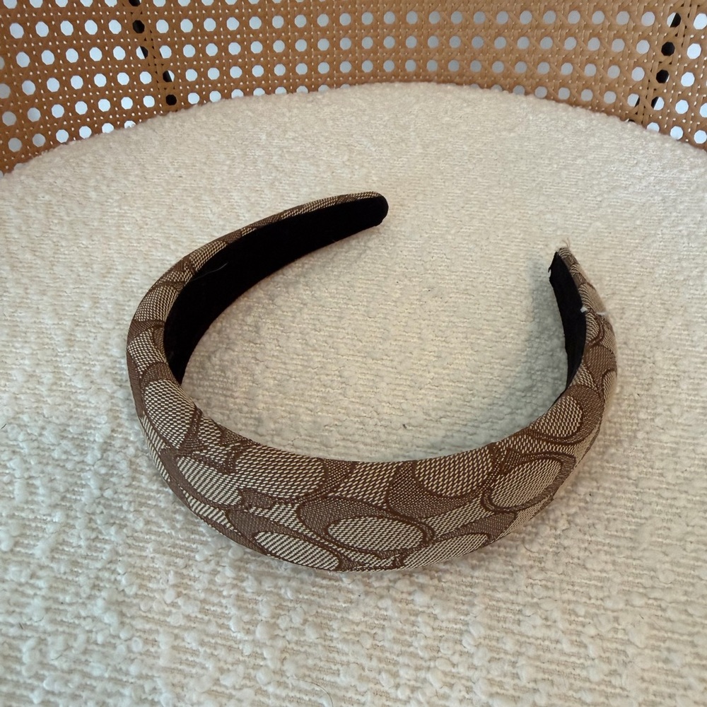 Coach Signature Print Headband